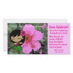 Aloha Honeys Luau Invite Photo Card Template