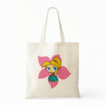"Aloha Honeys" Tote in Natl/ Pink Bags