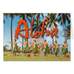 Aloha Hula Greeting Card