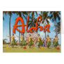 Aloha Hula Greeting Card