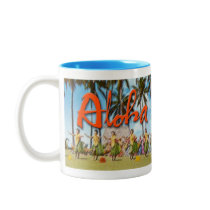 Aloha Hula Mugs