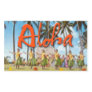 Aloha Hula Rectangle Sticker