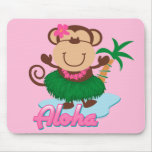 Aloha Monkey Mousepad