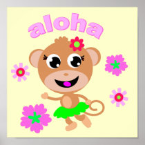 aloha monkey screen.ai posters