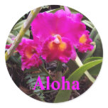 Aloha orchid sticker