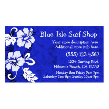 Aloha Print Business Card Template