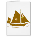 Aloha Souvenir Yacht Greeting Cards