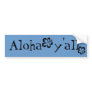 Aloha y'all bumper stickers