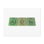 Aloin-Al-O-In-Aluminium-Oxygen-Indium Post Cards