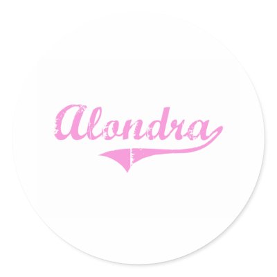 Alondra Classic Style Name by nameshirt