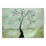Alone I Waited - Greeting Note Card - Original Art