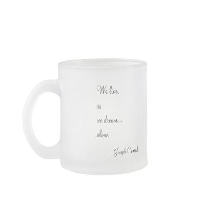 Alone  - Mug wth quote by Houk