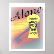 alone poster sony atv