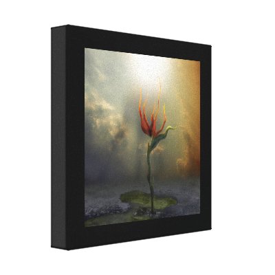Alone - "We live, as we dream - alone" - Canvas by Houk