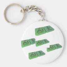 Alp as Al Aluminium  and P Phosphorus Key Chains