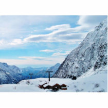 Alp Cabin Photo Sculptures