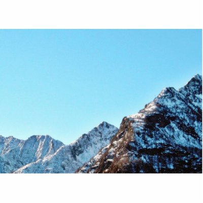 Alp Mountain In Winter With Lot Of Snow Photo Sculptures by lifesphere