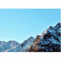 Alp Mountain In Winter With Lot Of Snow Photo Sculptures