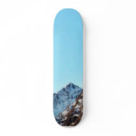 Alp Mountain In Winter With Lot Of Snow skateboards