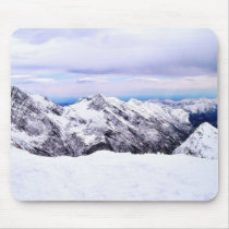 Alp Mountains Covered With Snow Mouse Pads