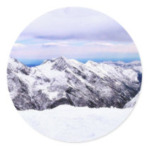 Alp Mountains Covered With Snow Stickers