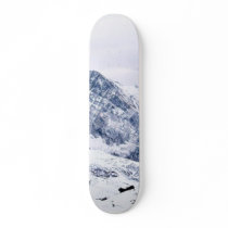 Alp Mountains In Snow Custom Skate Board