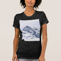 Alp Mountains In Snow Tee Shirts