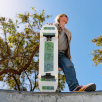 Alpaca-Al-Pa-Ca-Aluminium-Protactinium-Calcium Skate Board