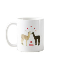 Alpaca be mine Valentine Coffee Mugs