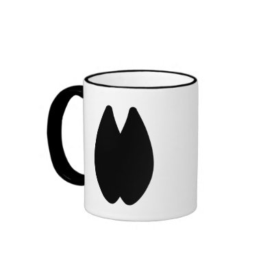 Alpaca Footprint Coffee Mugs by dogsandhorses