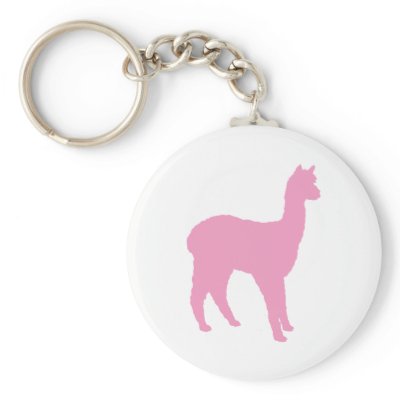 Alpaca Silhouette (in pink) by dogsandhorses