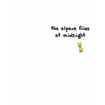 alpaca, the alpaca flies at midnight t-shirts