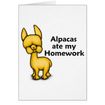 Alpacas ate my Homework