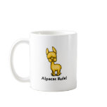 Alpacas Rule! mugs