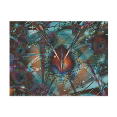 Alpenglow Post Card by Kiyoshi