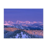 Alpenglow strikes the peaks of Glacier