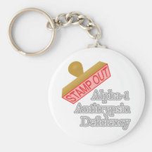Alpha-1 Antitrypsin Deficiency Keychains