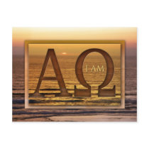 Alpha and Omega Post Card