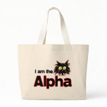 Alpha Cat Canvas Bags