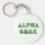 ALPHA GEEK KEY CHAIN