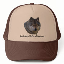 Alpha Grey Wolf Wildlife Supporter Hat