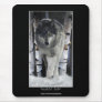 ALPHA GREY WOLF Wildlife Supporter Mousepad