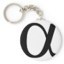 alpha icon a key chain