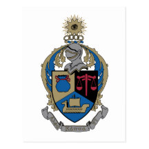 Alpha Kappa Psi - Coat of Arms Post Card