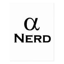 alpha nerd post cards