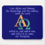 Alpha Omega Mouse Pads