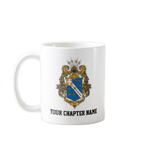 Alpha Phi Omega Colour - Crest Coffee Mugs