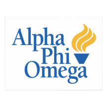 Alpha Phi Omega Colour - Torch Postcards