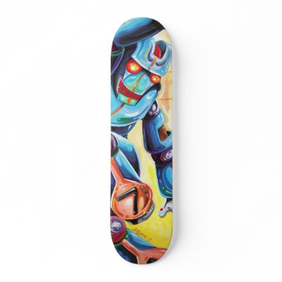 Alpha Seven Skateboard by bryandrinkscoffee