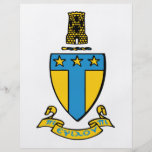 Alpha Tau Omega Colour Crest Personalised Flyer